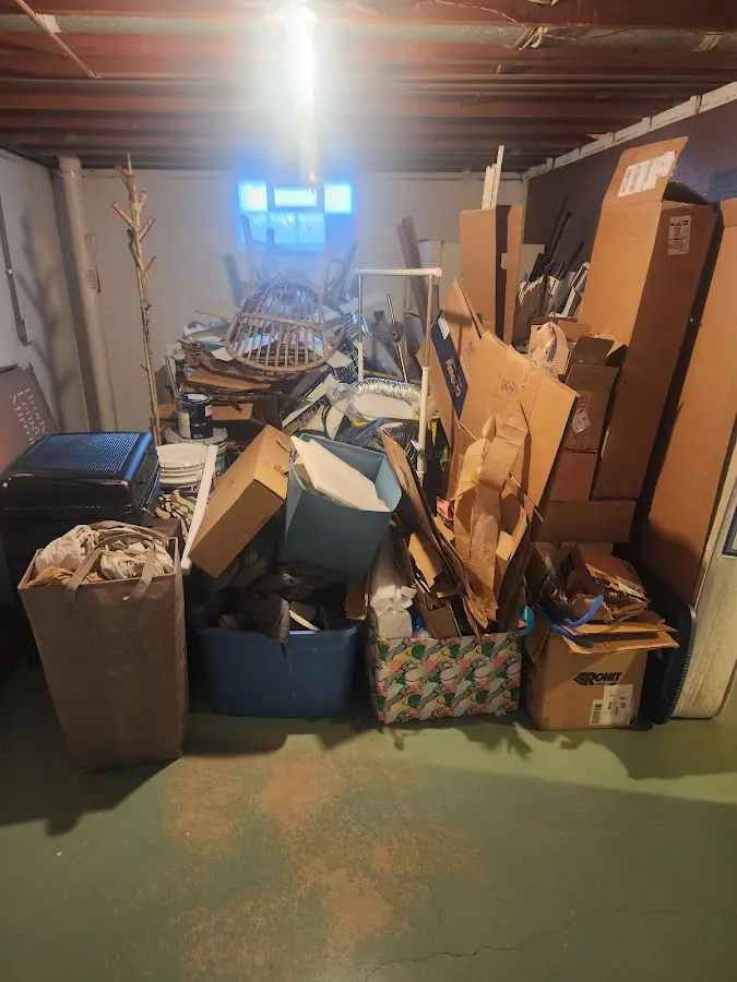 Roll-off dumpster container at job site for Yard Waste Dumpster Rental in Bryant